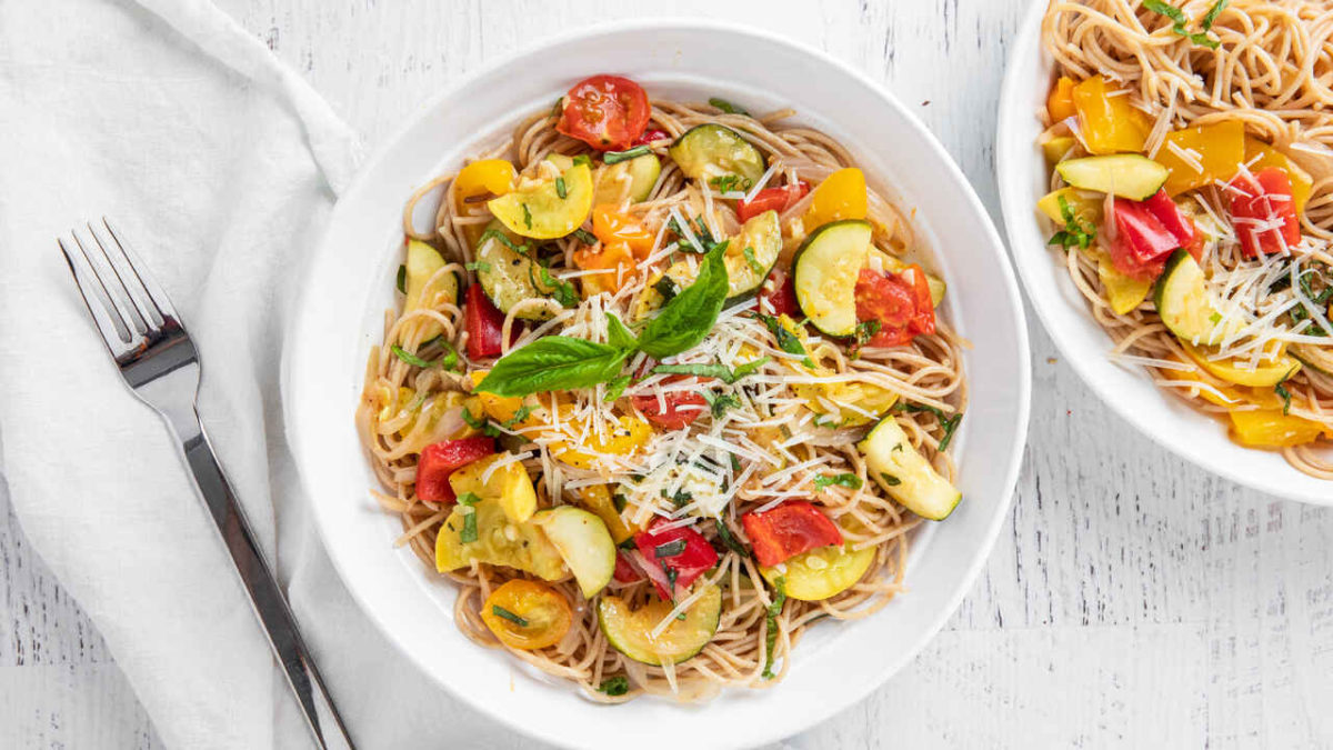 Spaghetti and Roasted Vegetables - Baton Rouge Clinic