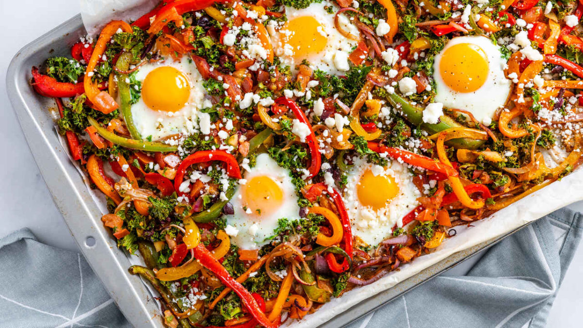 Sheet Pan Baked Eggs and Roasted Veggies Baton Rouge Clinic